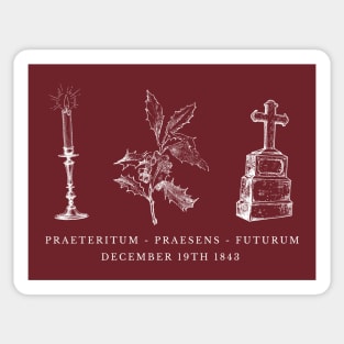 A Christmas Carol: Past - Present - Future (WHITE VERSION) Sticker